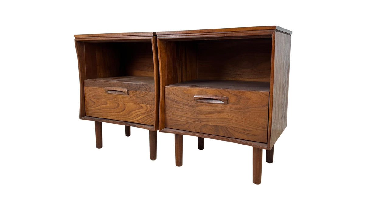 Solid Teak Nightstands by Imperial