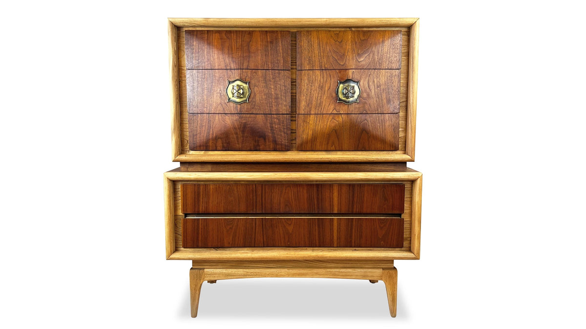 Walnut Highboy by United