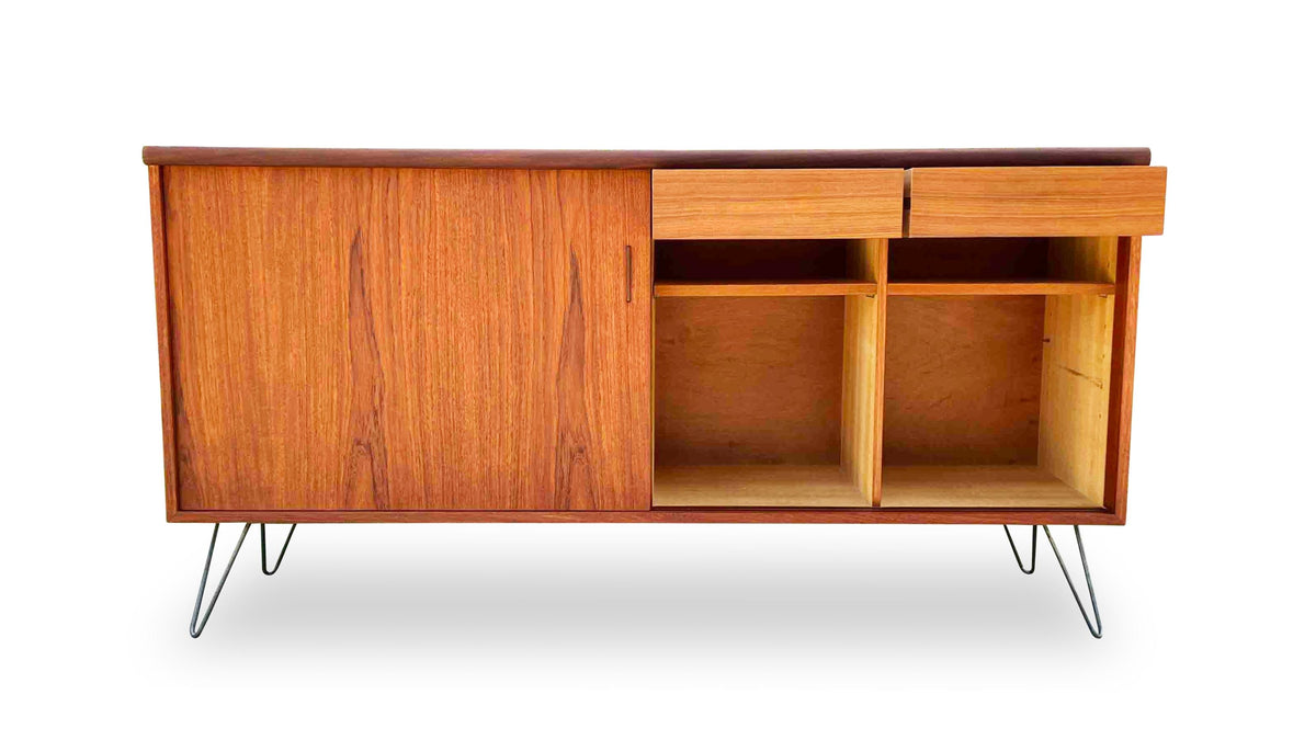 Compact Teak Sideboard