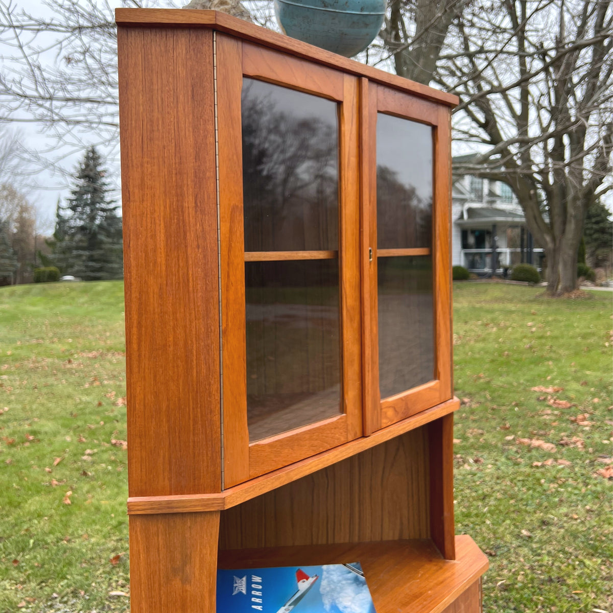 Teak Corner Cabinet