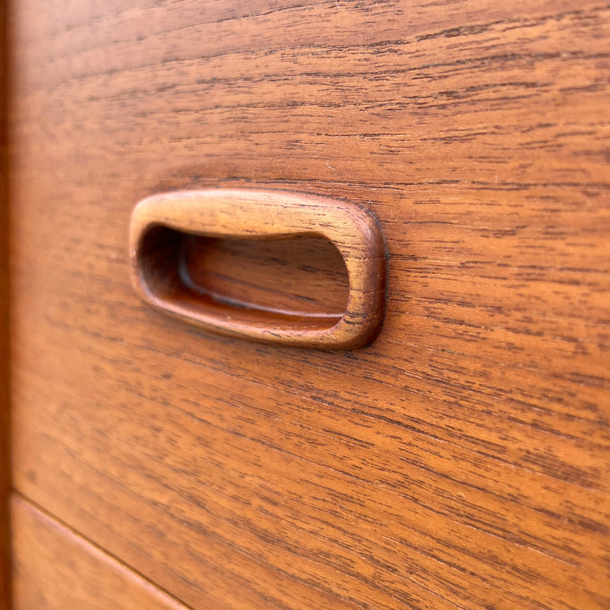 Teak Nine Drawer Dresser