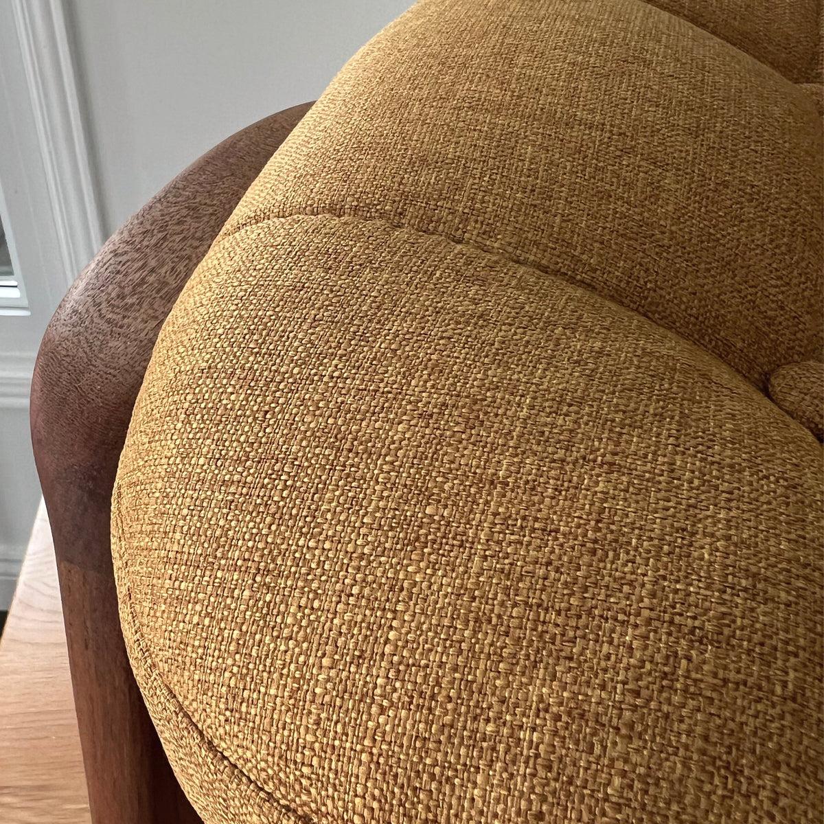 R. Huber Scoop Chair and Ottoman