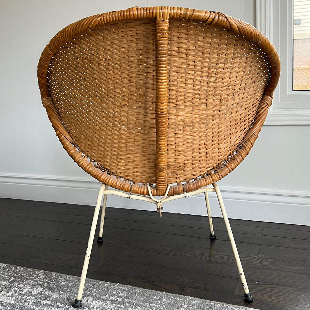 Vintage Woven Lounge Chair