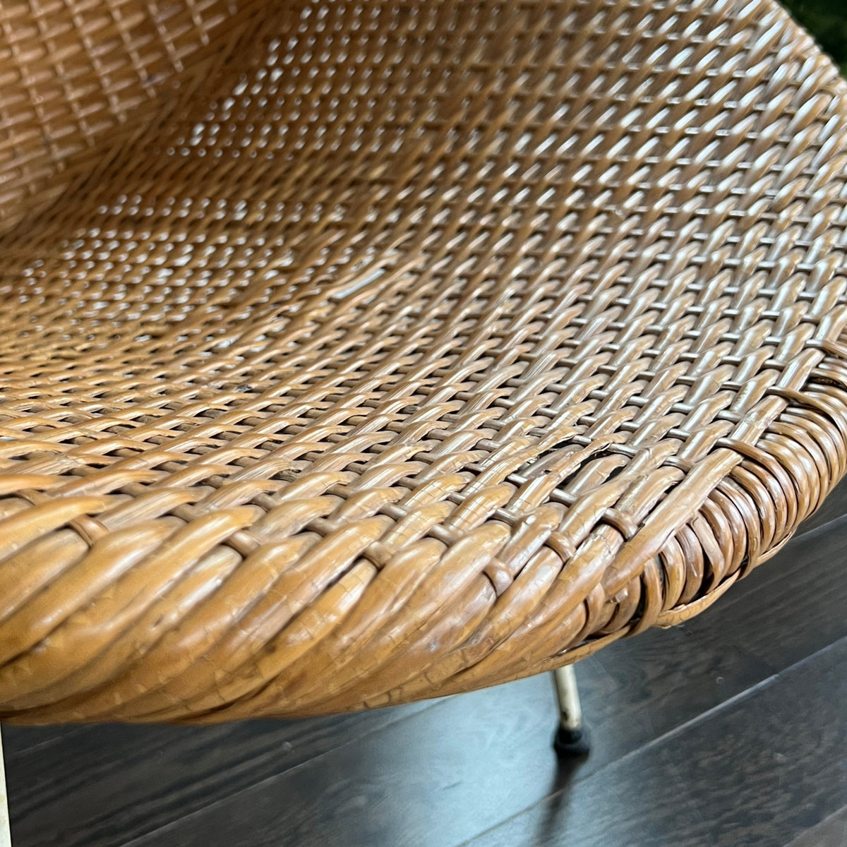 Vintage Woven Lounge Chair