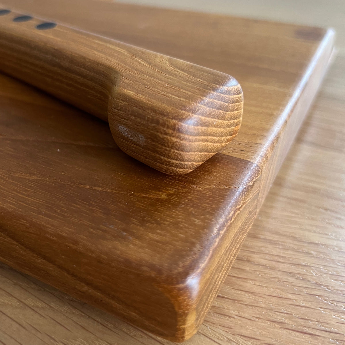 Teak Bread Cutting Board by Richard Nissen