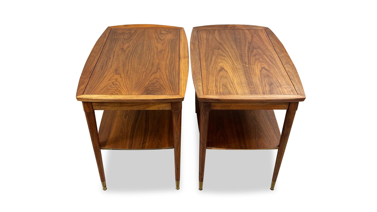 Walnut End Tables by Deilcraft