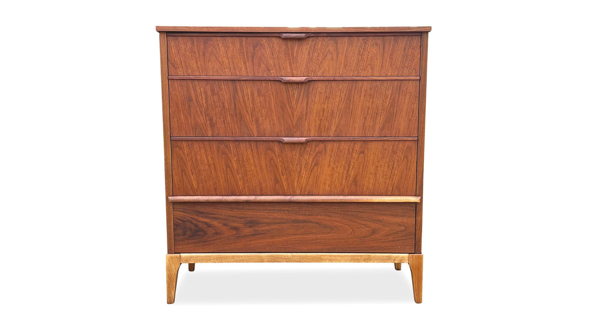 Walnut Highboy by Kaufman Furniture