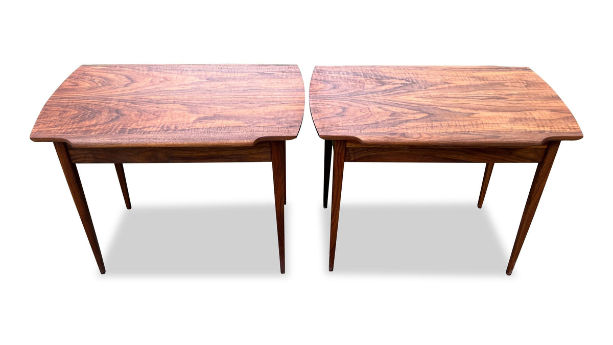 Haddon Hall Walnut Side Tables