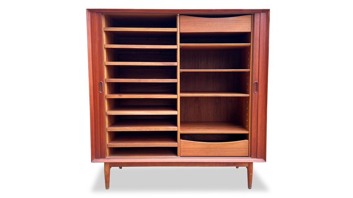 Arne Vodder Tambour Armoire for Sibast Møbler
