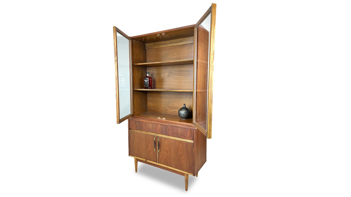 Vintage Walnut Hutch