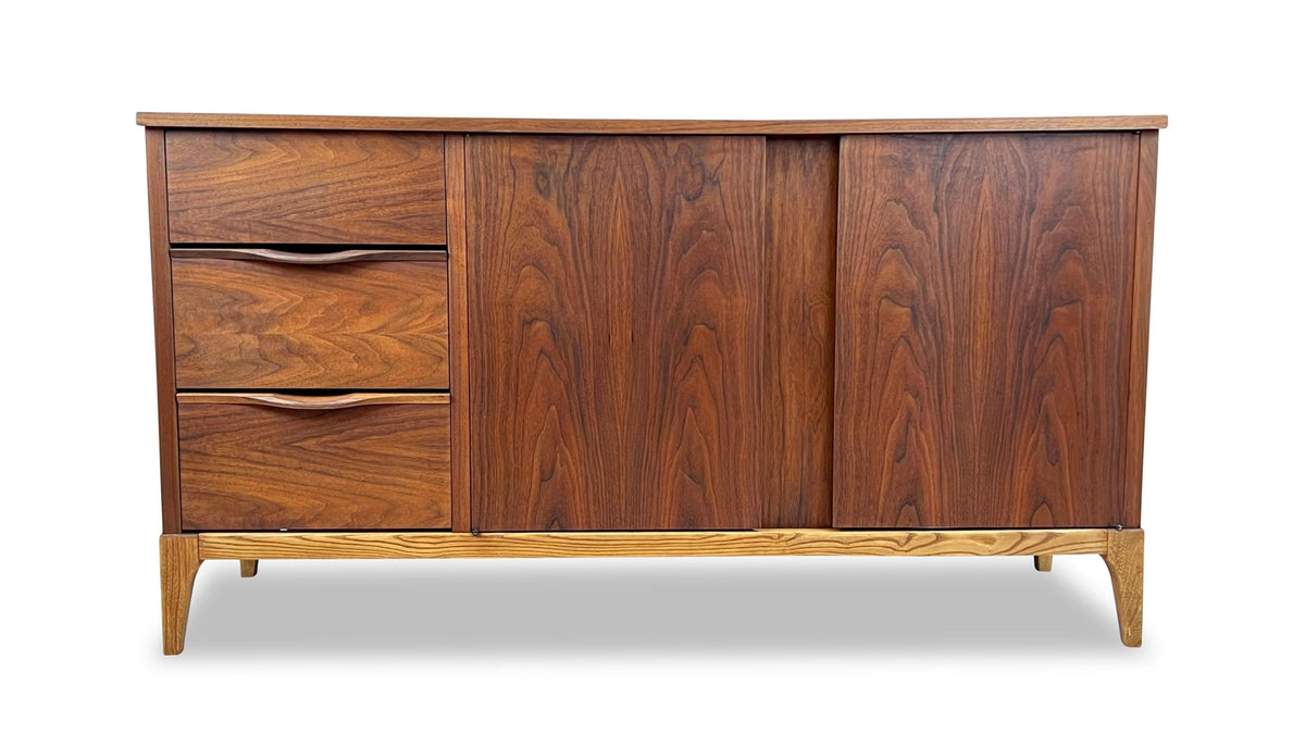 vintage mid-century Peppler Walnut Sideboard
