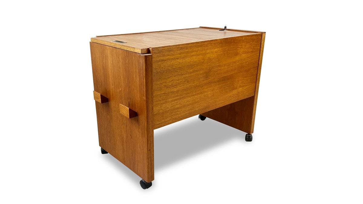 Teak Filing Cabinet