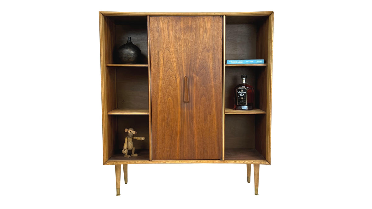 Walnut and Ash Deilcraft Bookcase