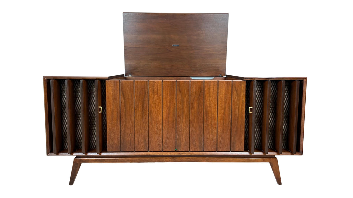 Walnut Stereo Cabinet by Zenith