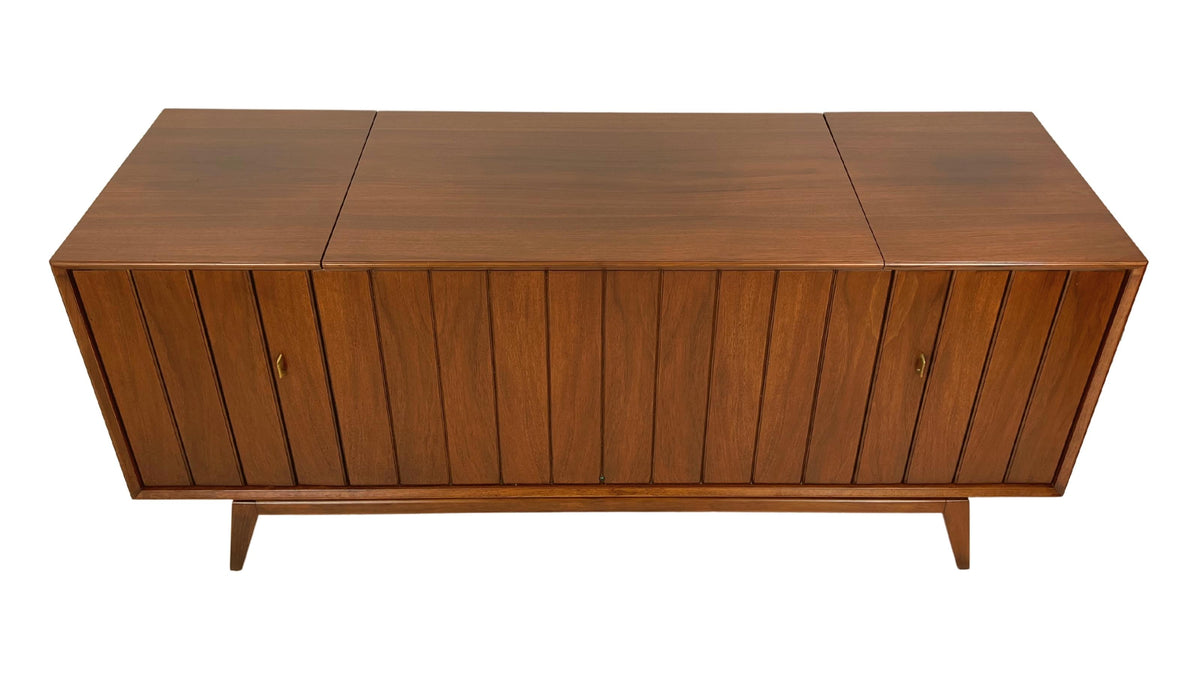 Walnut Stereo Cabinet by Zenith