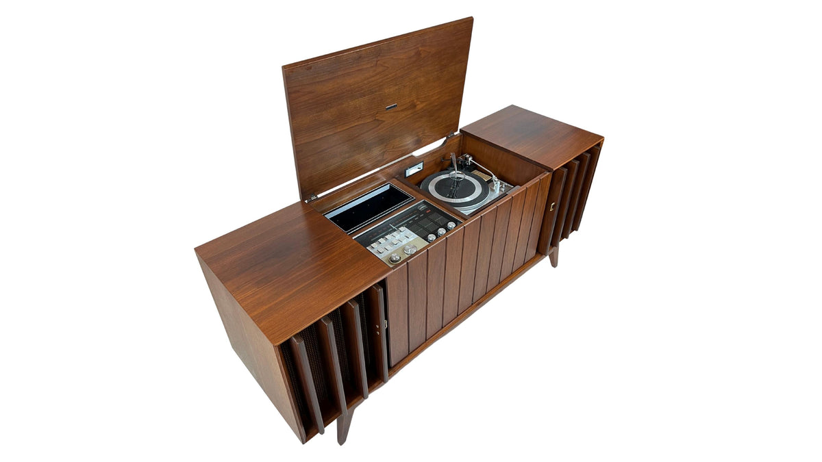 Walnut Stereo Cabinet by Zenith