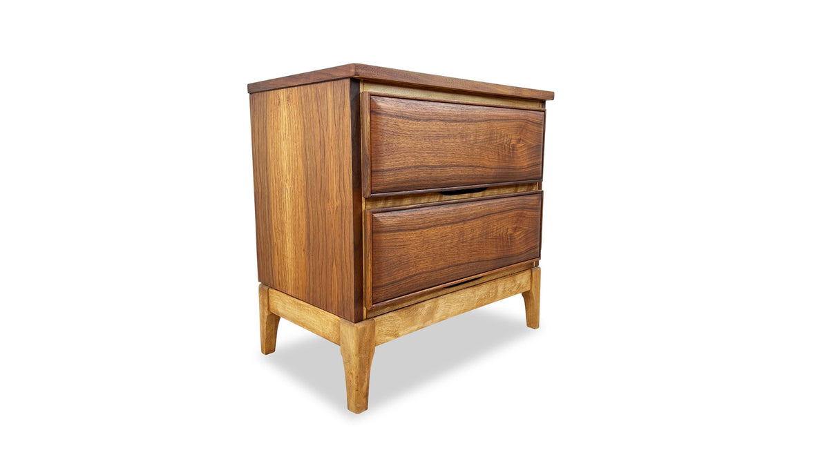 Walnut Nightstand by HPL