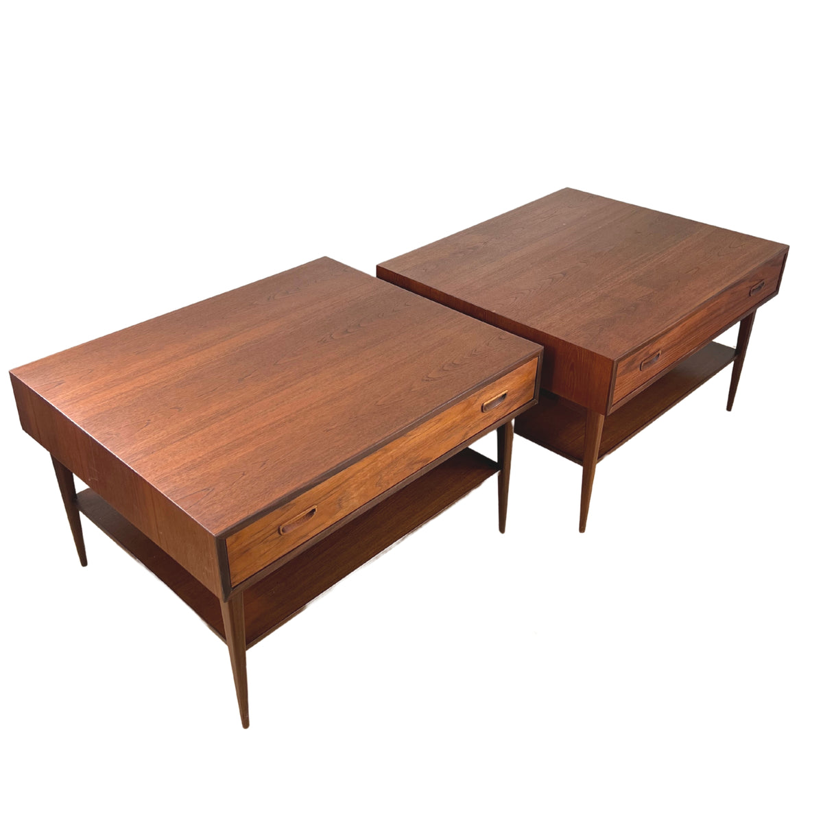Pair of Teak Side Tables
