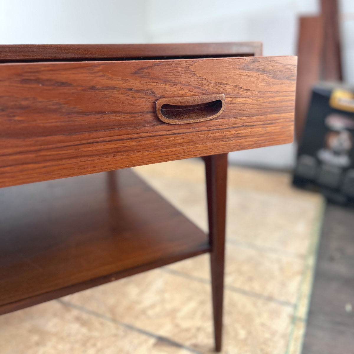 Pair of Teak Side Tables