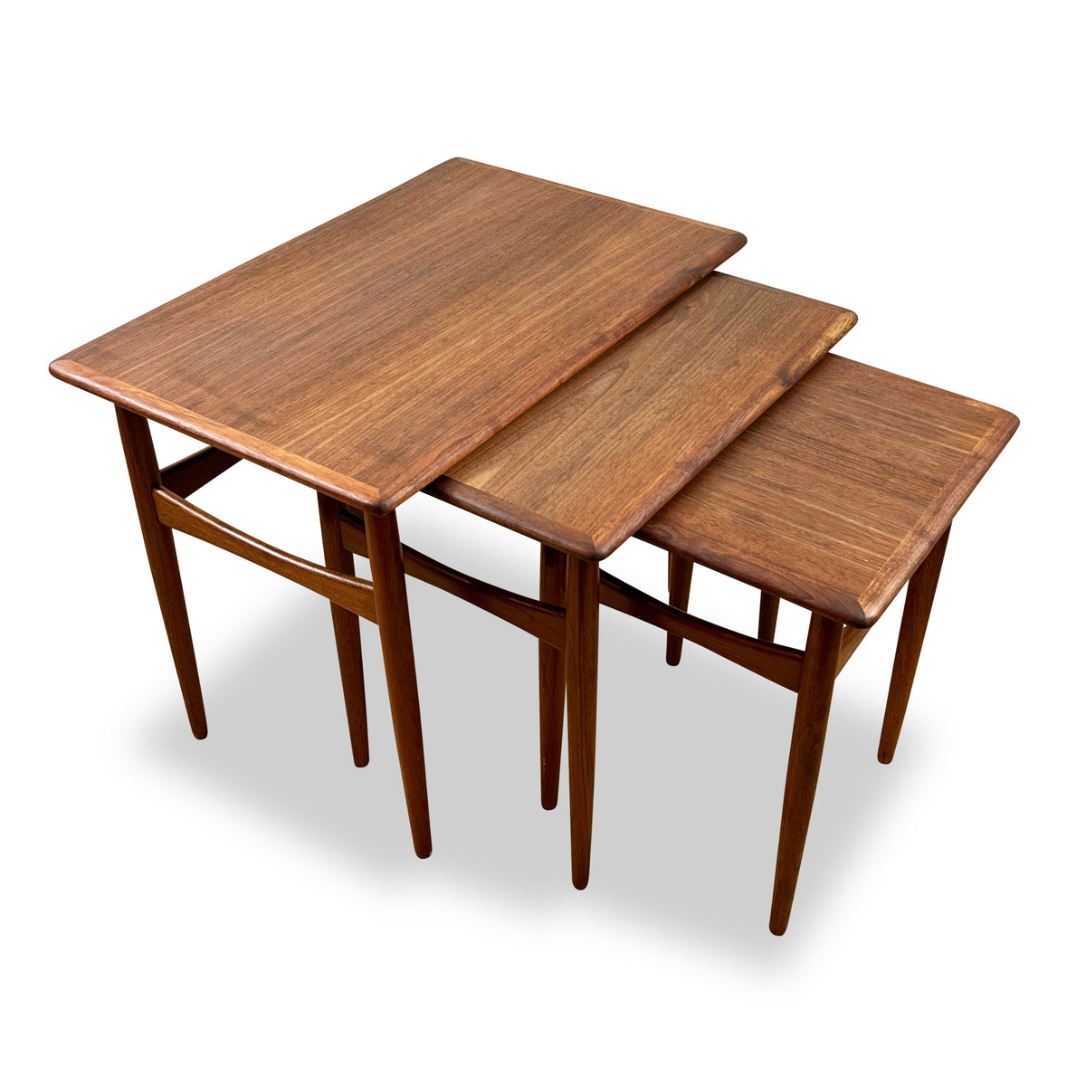 Walnut Nesting Tables by Kai Kristiansen