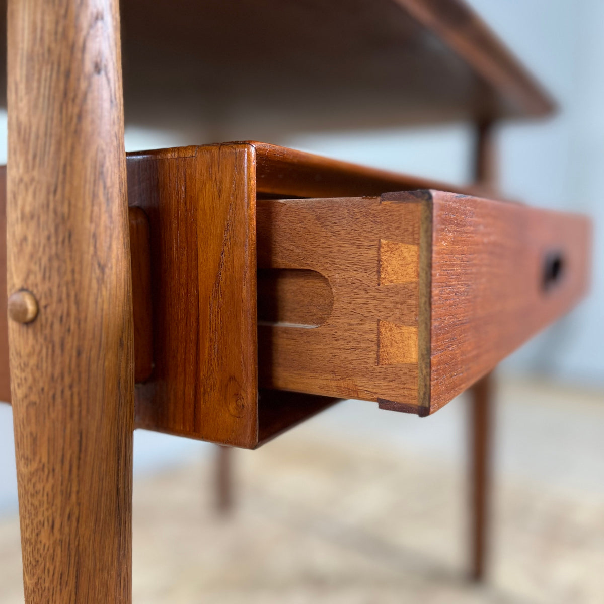 Arne Vodder Teak Nightstands for Sibast Furniture