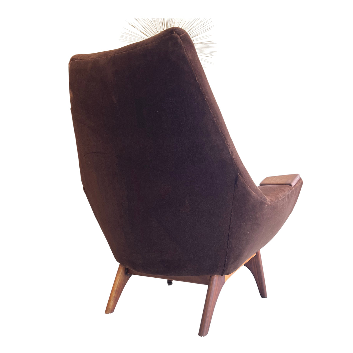 Walnut Lounge Chair