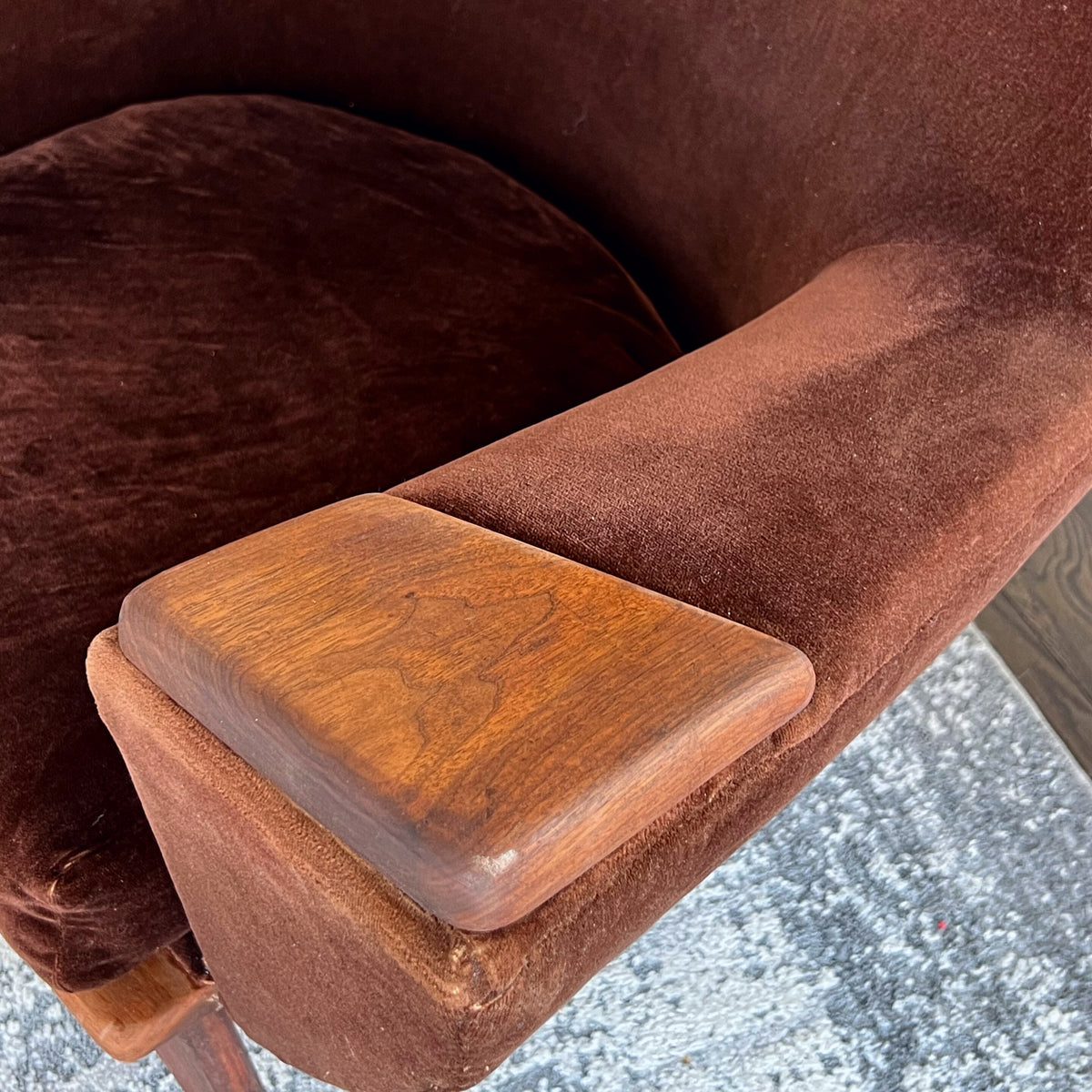 Walnut Lounge Chair