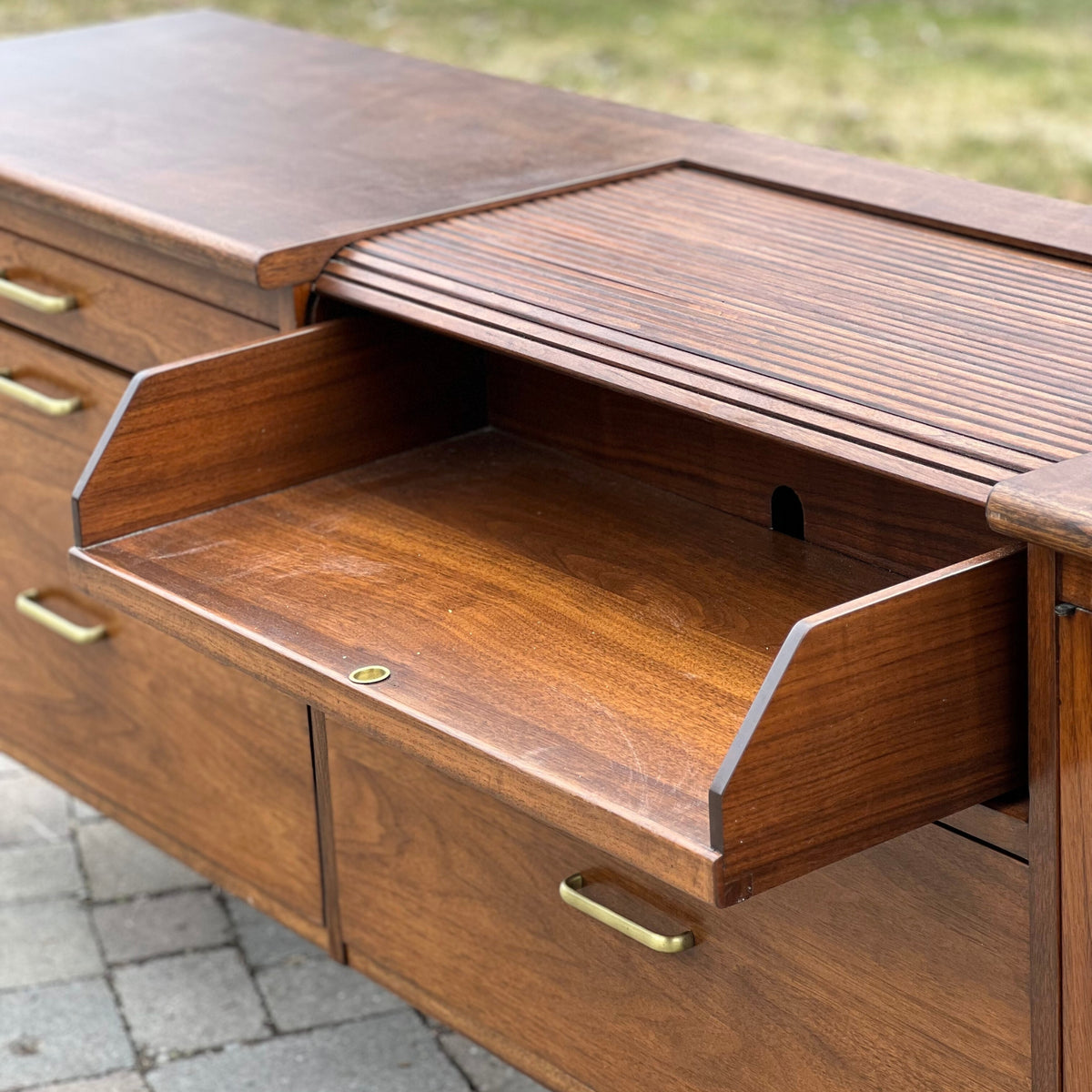 William H. Sullivan for Standard Furniture Co. Walnut Credenza