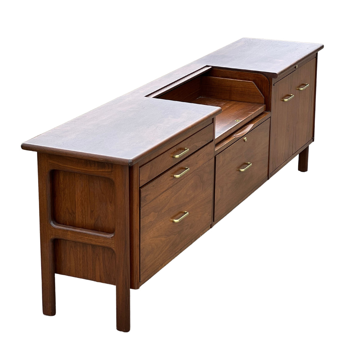 William H. Sullivan for Standard Furniture Co. Walnut Credenza