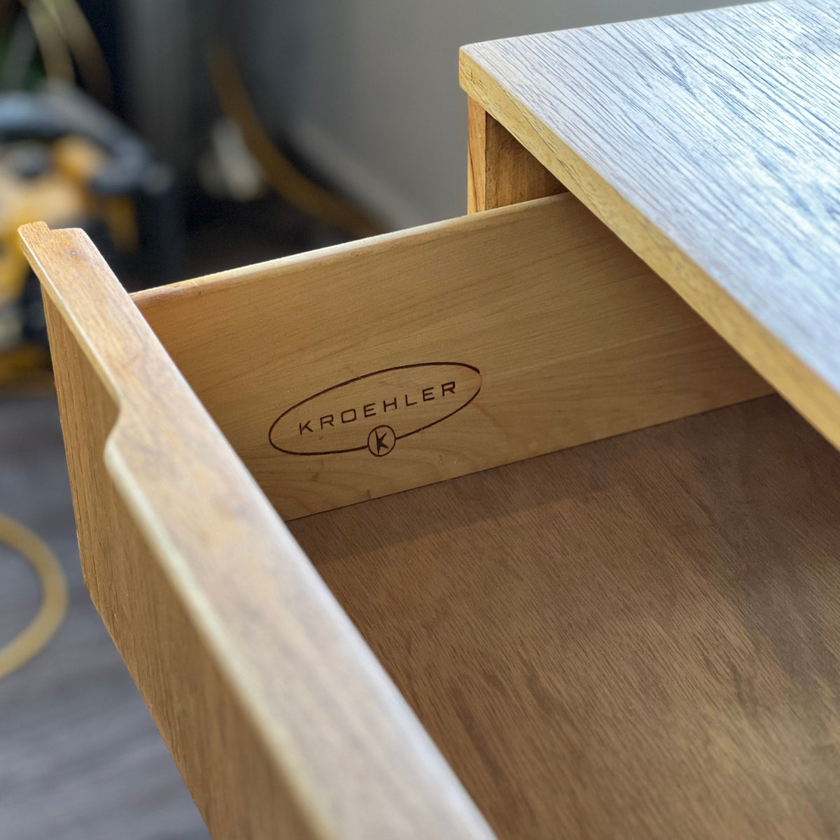 Pecan Record Cabinet/Storage by Kroehler