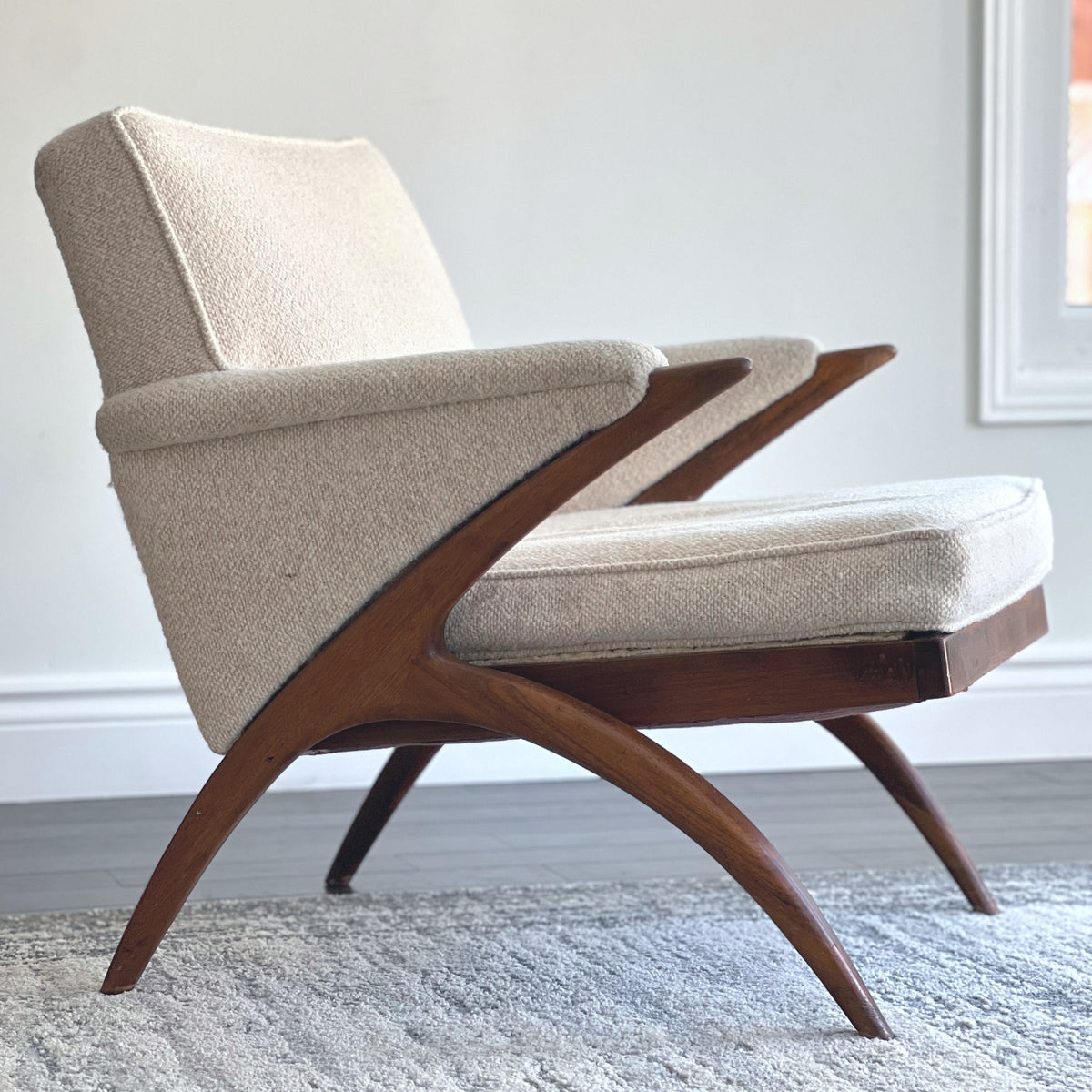 Vintage Walnut Easy Chair