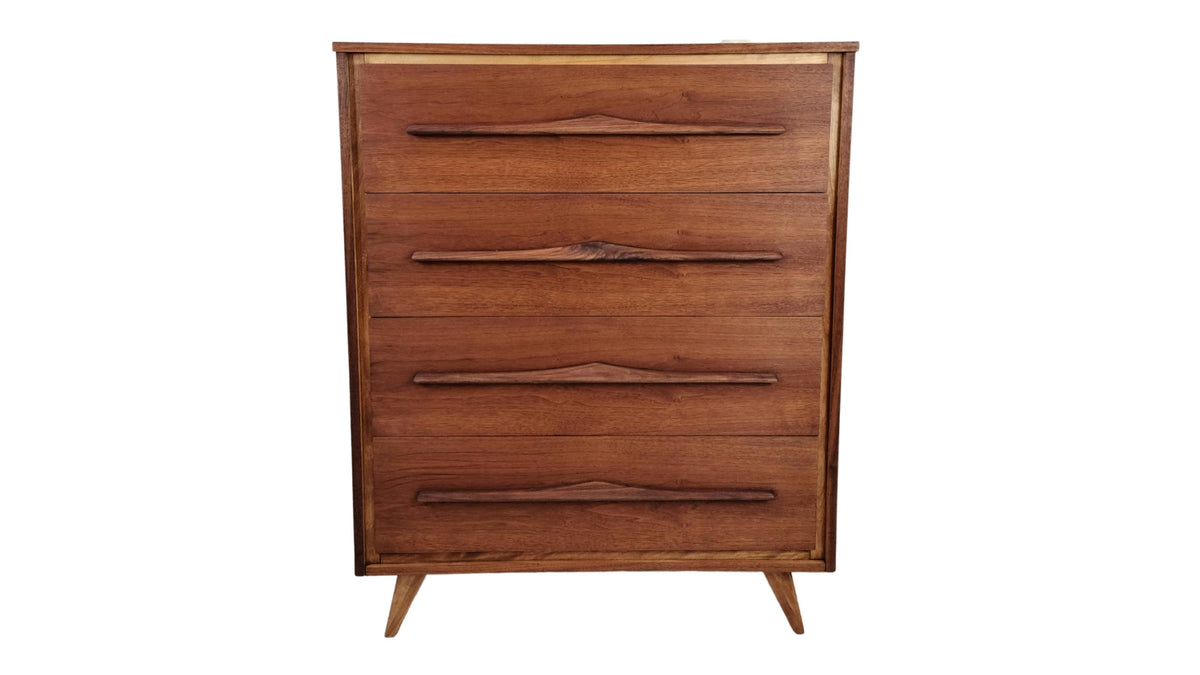 Walnut Highboy Dresser