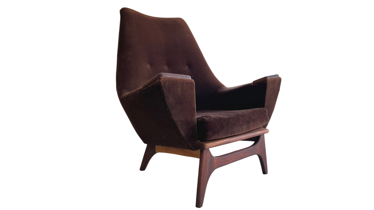 Walnut Lounge Chair