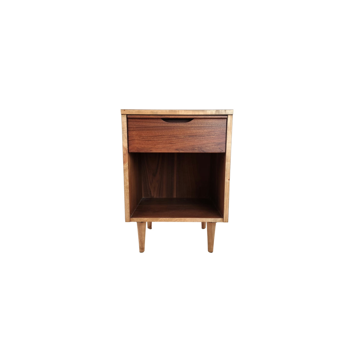 Walnut Nightstand by Krug