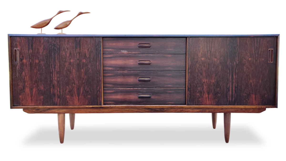 Vintage Rosewood Mid Century Sideboard
