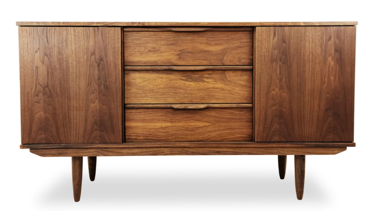 Vintage Walnut Sideboard by Princeville