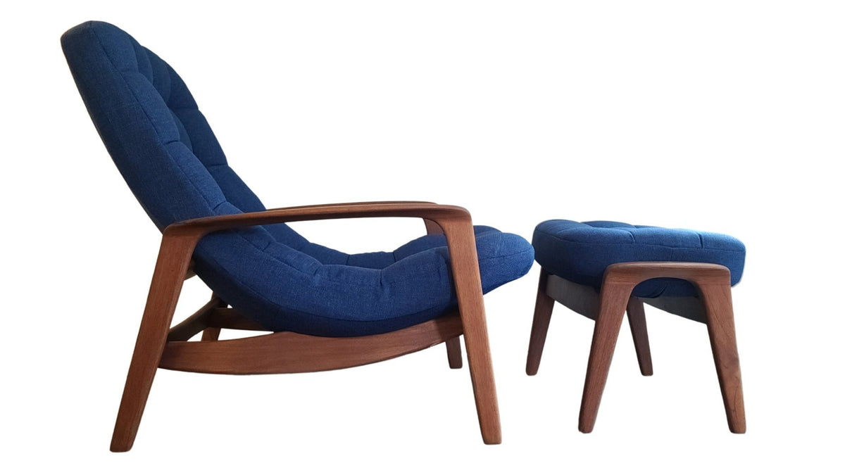 R. Huber Scoop Chair and Ottoman