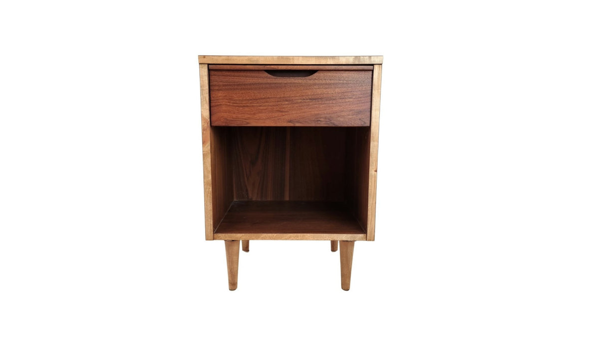 Walnut Nightstand by Krug