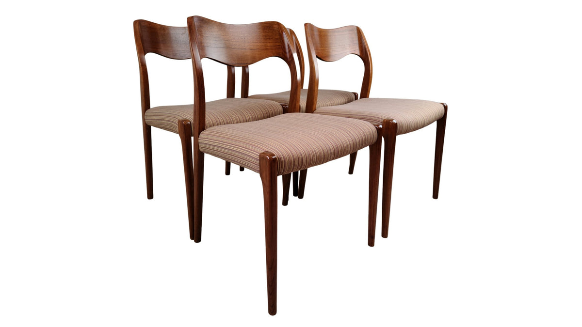 Moller Model 71 Teak Dining Chairs