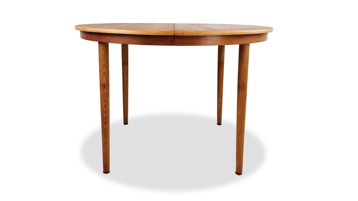 Teak and Beech Dining Table