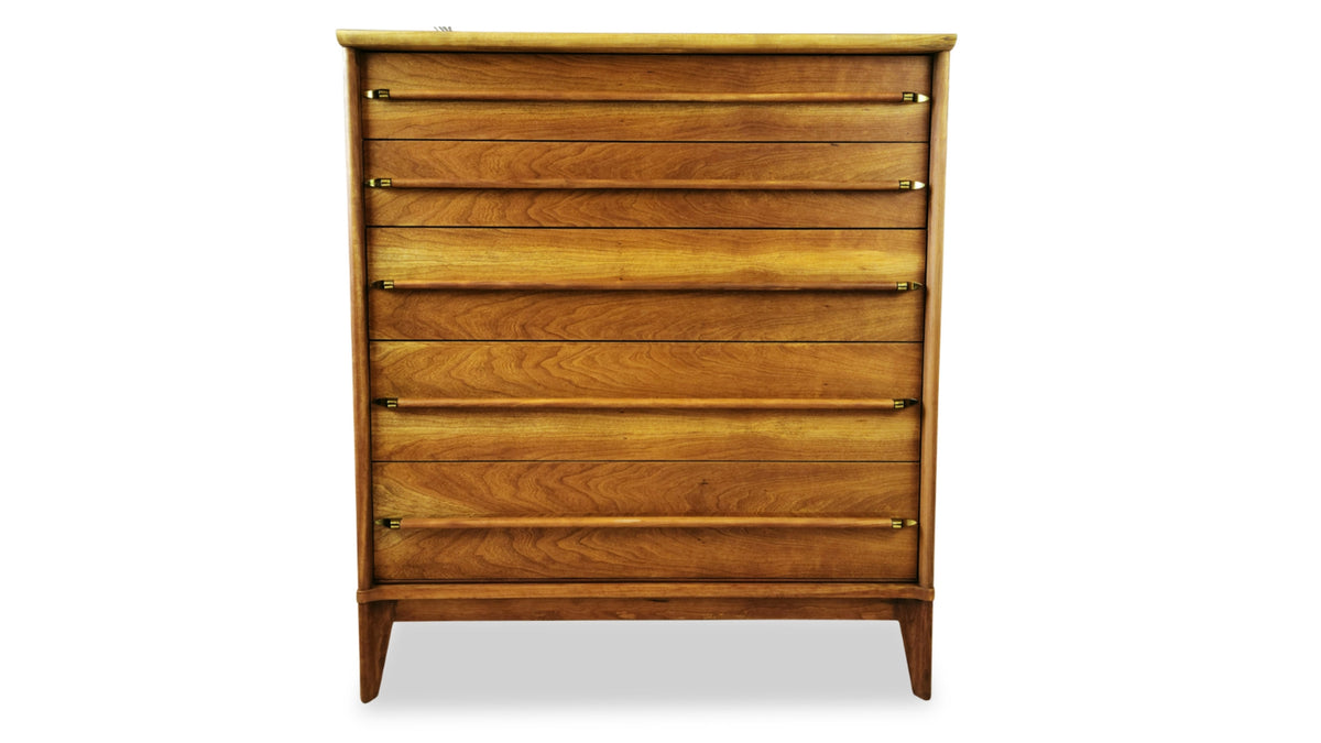 Cherry Wood Highboy by Gibbard