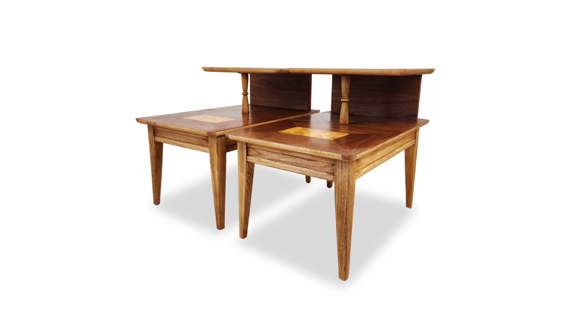 Walnut Side Tables by Lane