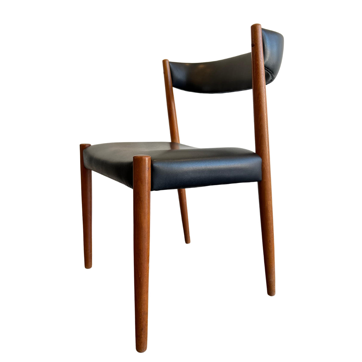 Danish Teak and Leather Dining Chairs