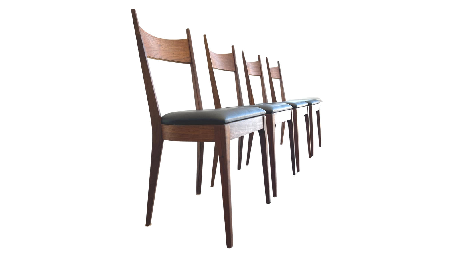 Walnut Dining Chairs by Kaufman