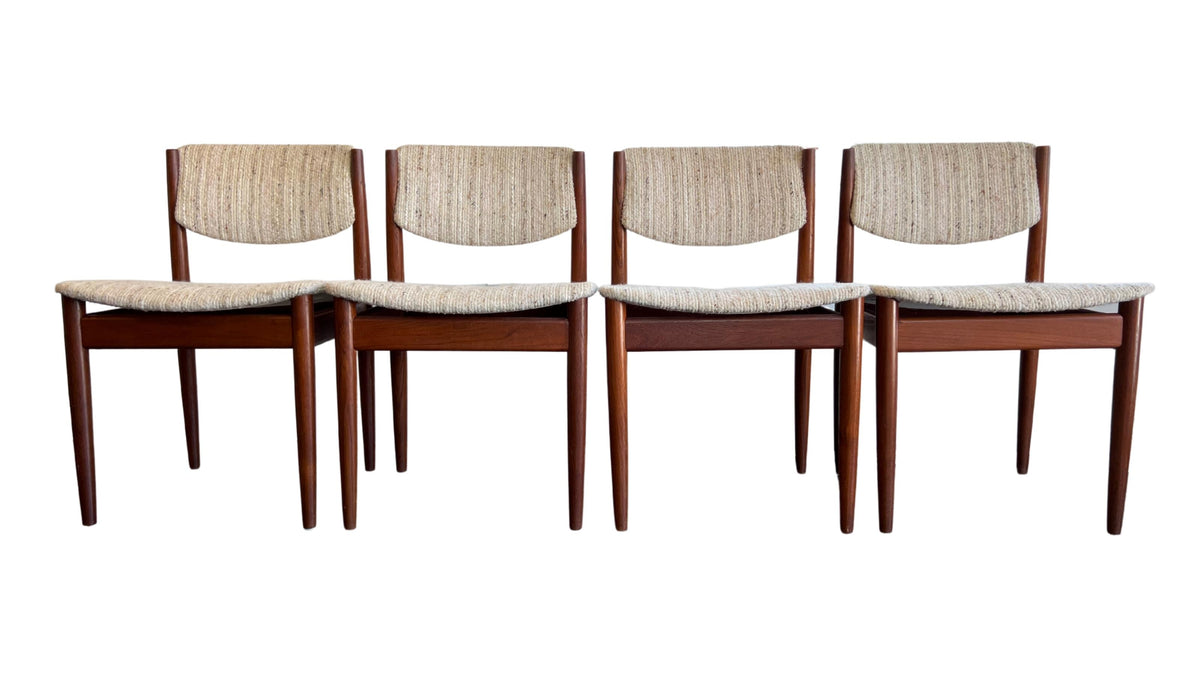 Teak Dining Chairs by Finn Juhl for France &amp; Son 