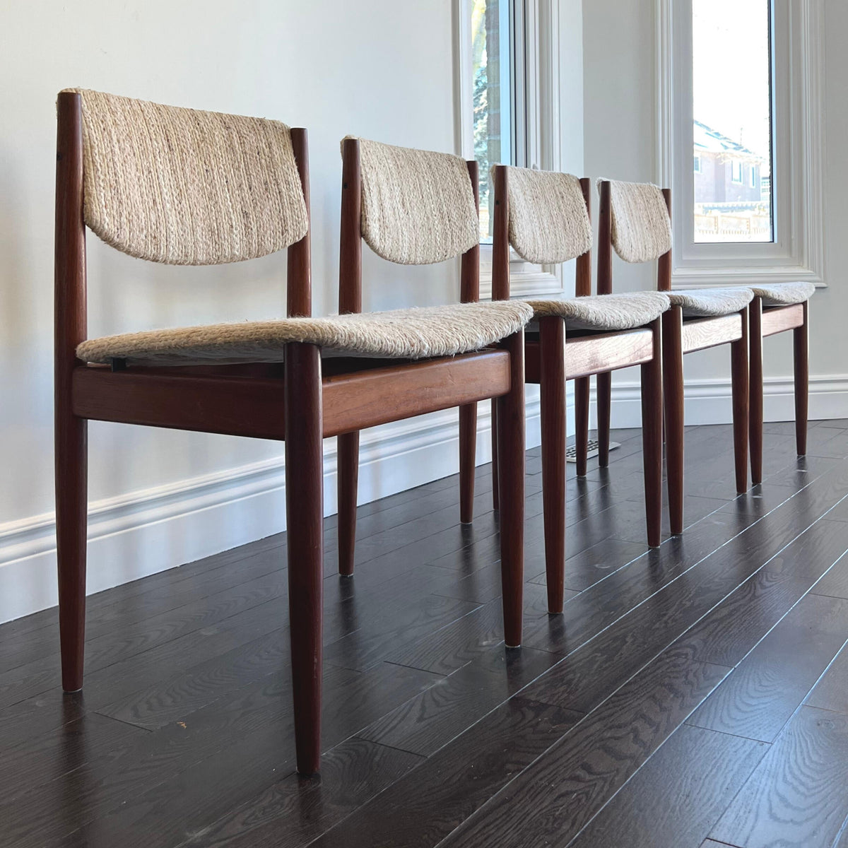 Teak Dining Chairs by Finn Juhl for France &amp; Son 