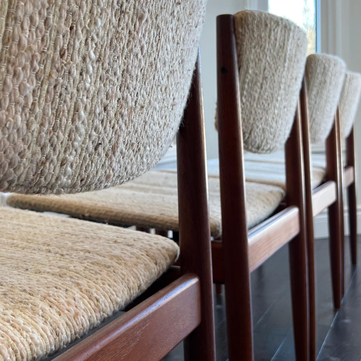 Teak Dining Chairs by Finn Juhl for France &amp; Son 