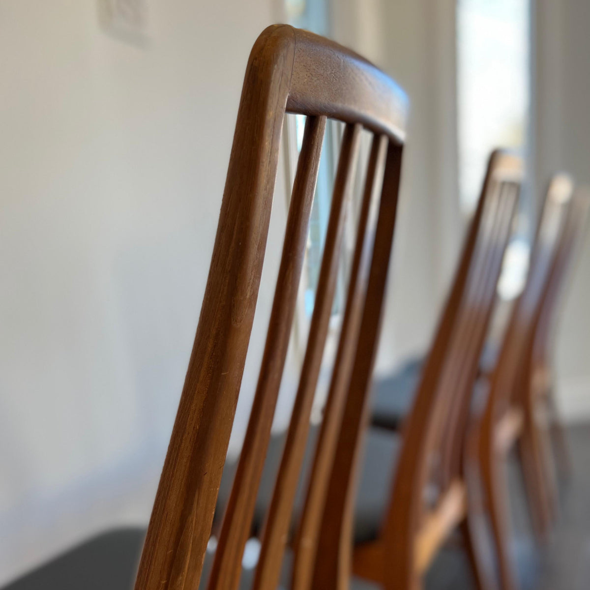 Teak &quot;Eva&quot; Chairs by Niels Koefoed