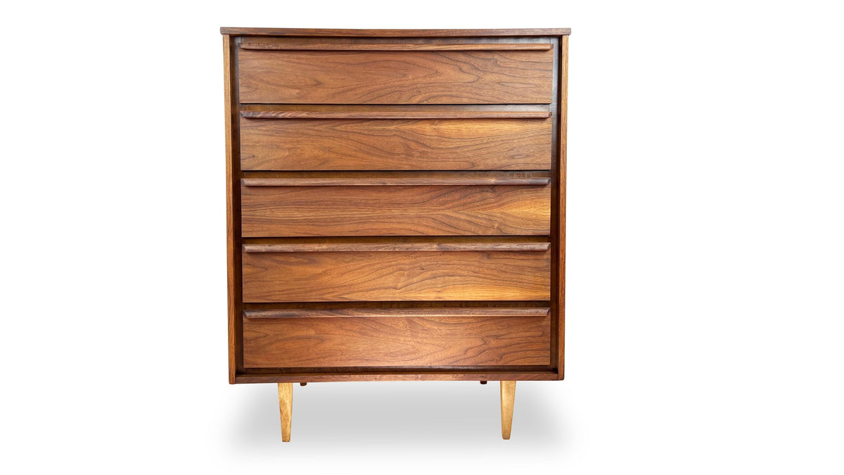 HPL Walnut Chest of Drawers