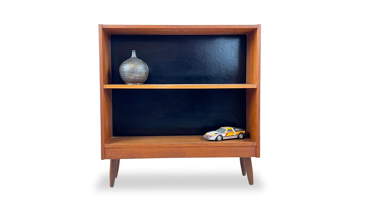 vintage mid-century Mini Walnut Display Case